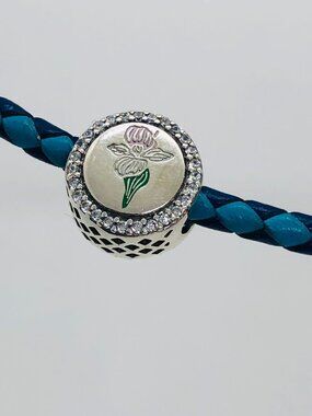 ✨✨Pandora Minnesota Exclusive Showy Ladies Slipper State Flower Charm